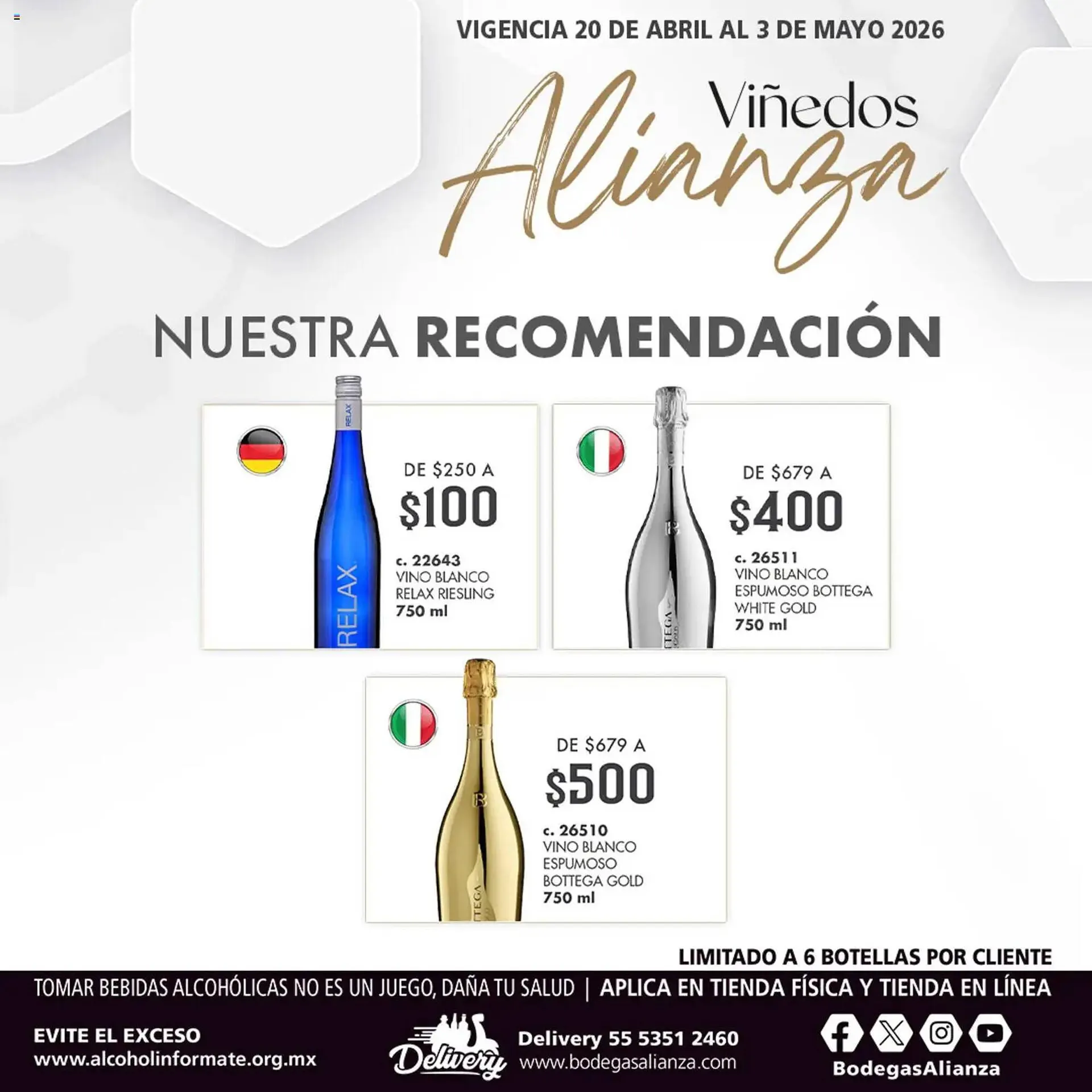 Catálogo de Folleto Bodegas Alianza 20 de abril al 3 de mayo 2026 - Pagina 3