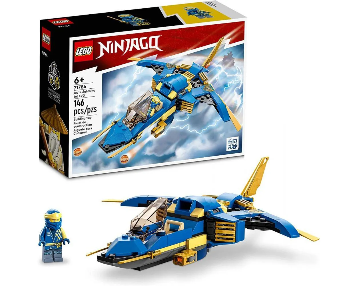 Lego NINJAGO Jay's Lightning Jet EVO 71784