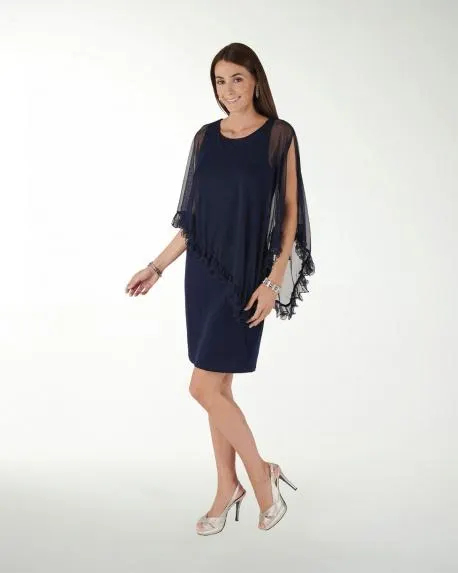 VESTIDO CASUAL LICRA LISO RECTO