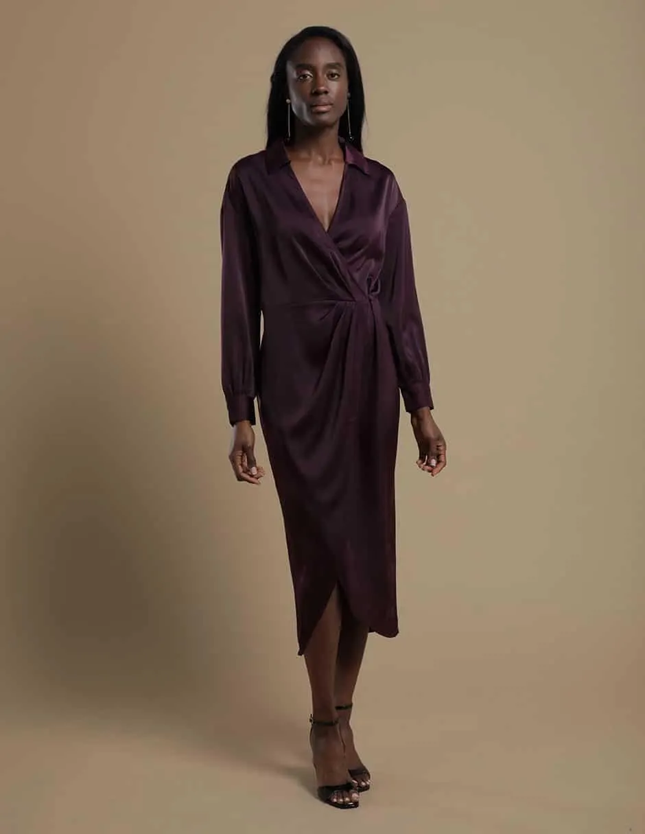 Vestido midi casual para mujer