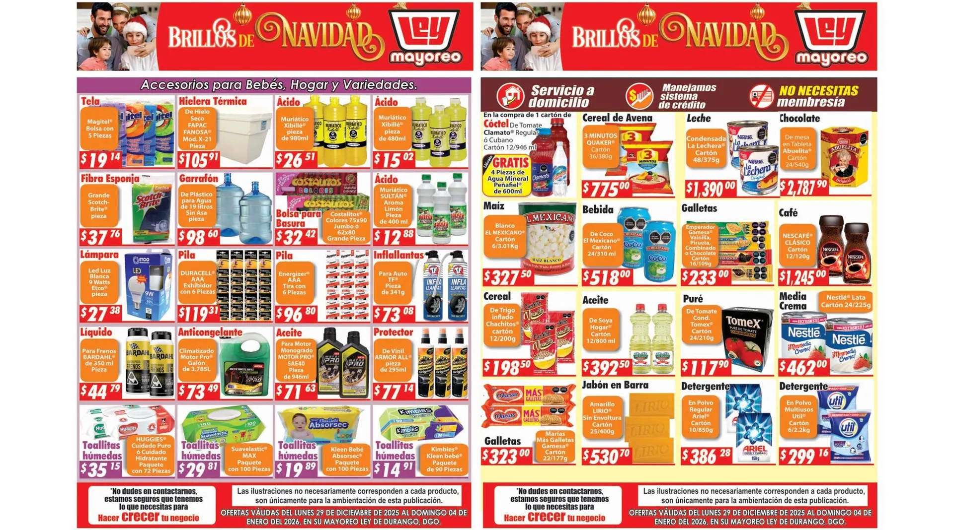 Catálogo de Folleto Casa Ley 29 de diciembre al 4 de enero 2026 - Pagina 1