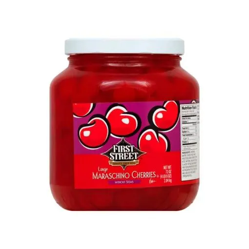 Cerezas sin tallo Maraschino First Street