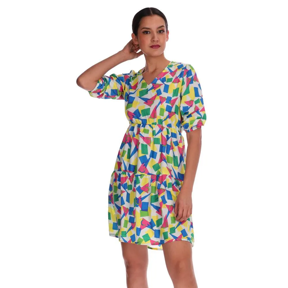 Vestido Red Sky Mujer Ajuste En Cintura