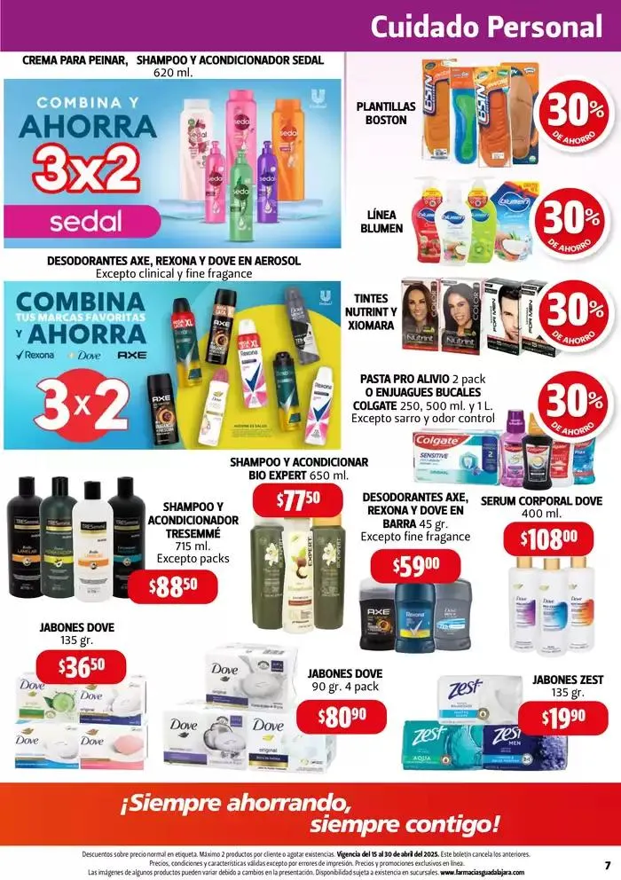Catálogo de Boletín Farmacias Guadalajara 15 de abril al 1 de mayo 2025 - Pagina 7