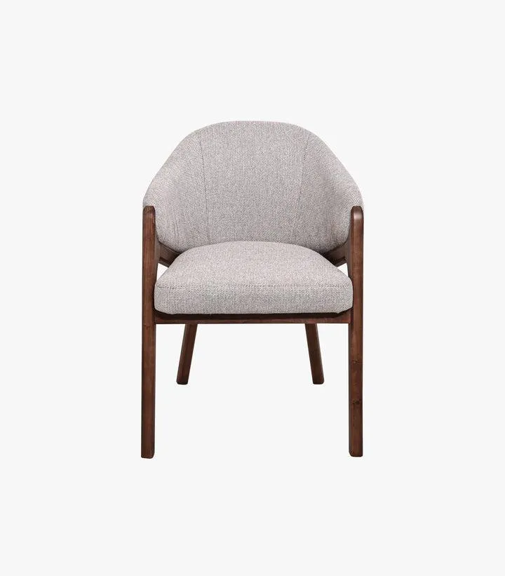 Silla Alejandra de tela color Gris