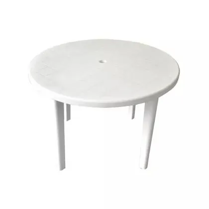 Mesa Redonda blanca