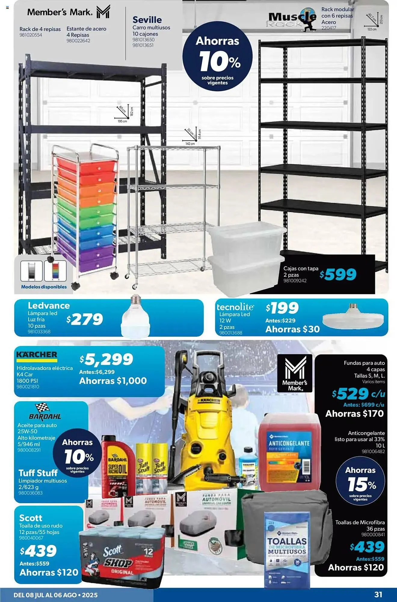 Catálogo de Catálogo Sam's Club 8 de julio al 7 de agosto 2025 - Pagina 31