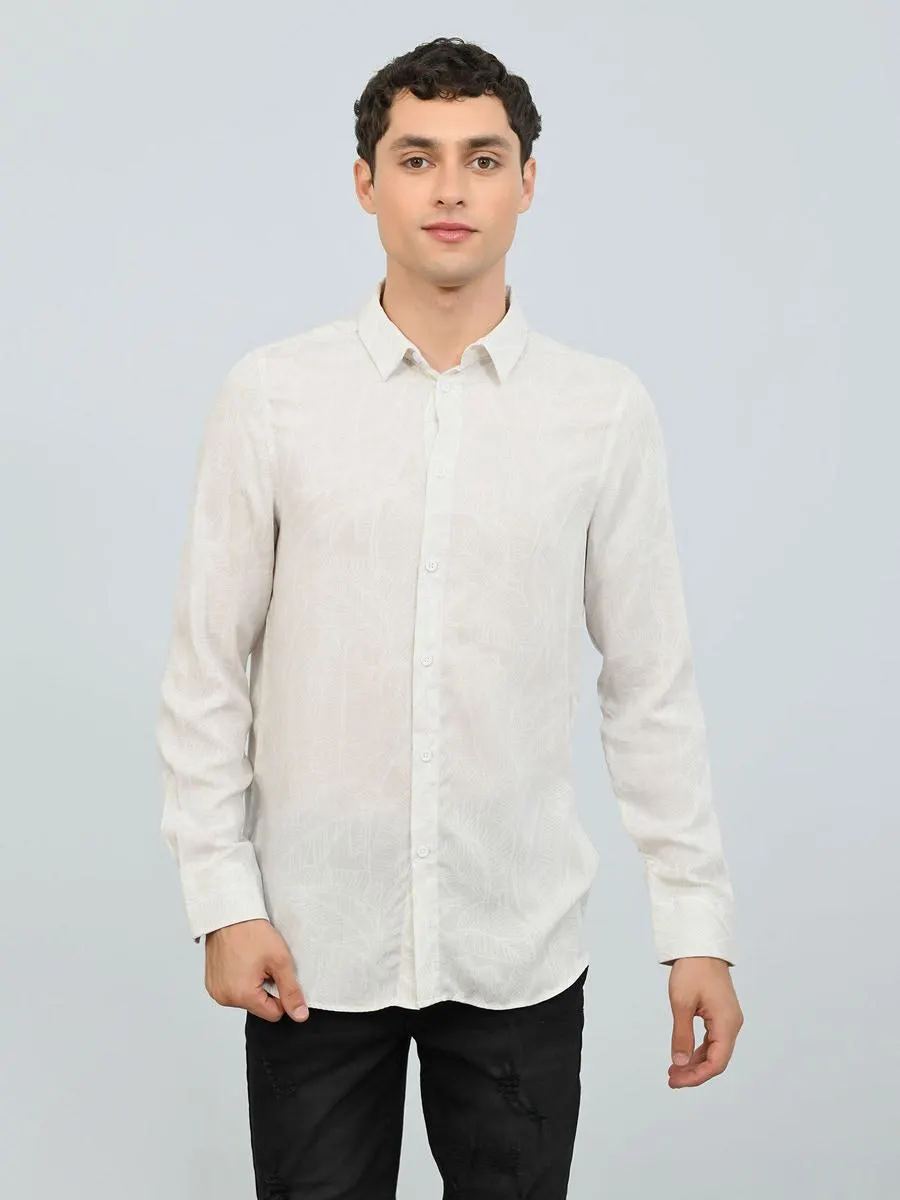 Camisa Manga Larga Estampada