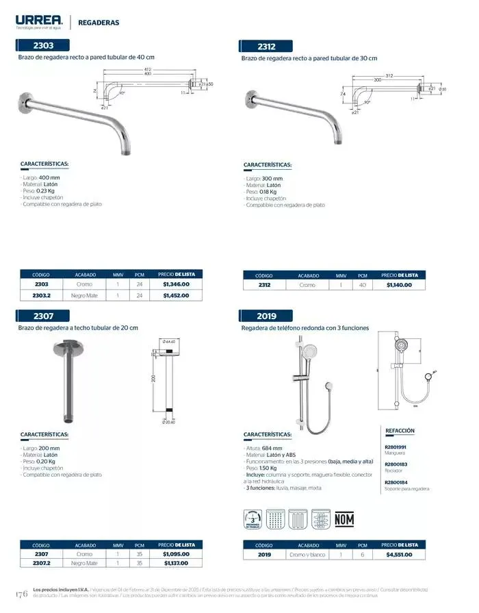 Catálogo de Catálogo Residencial 2025 28 de febrero al 28 de febrero 2026 - Pagina 182