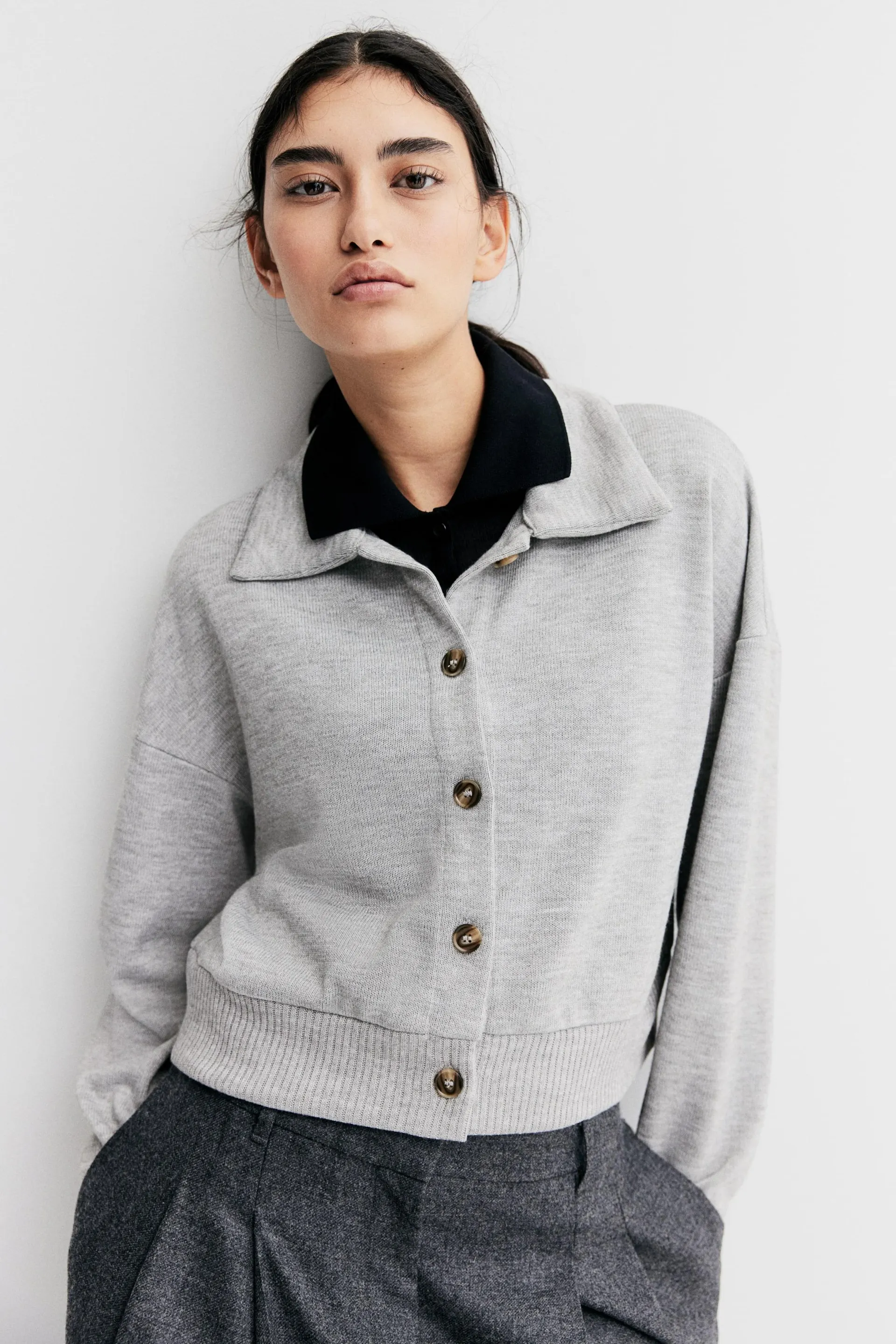 Cárdigan con cuello