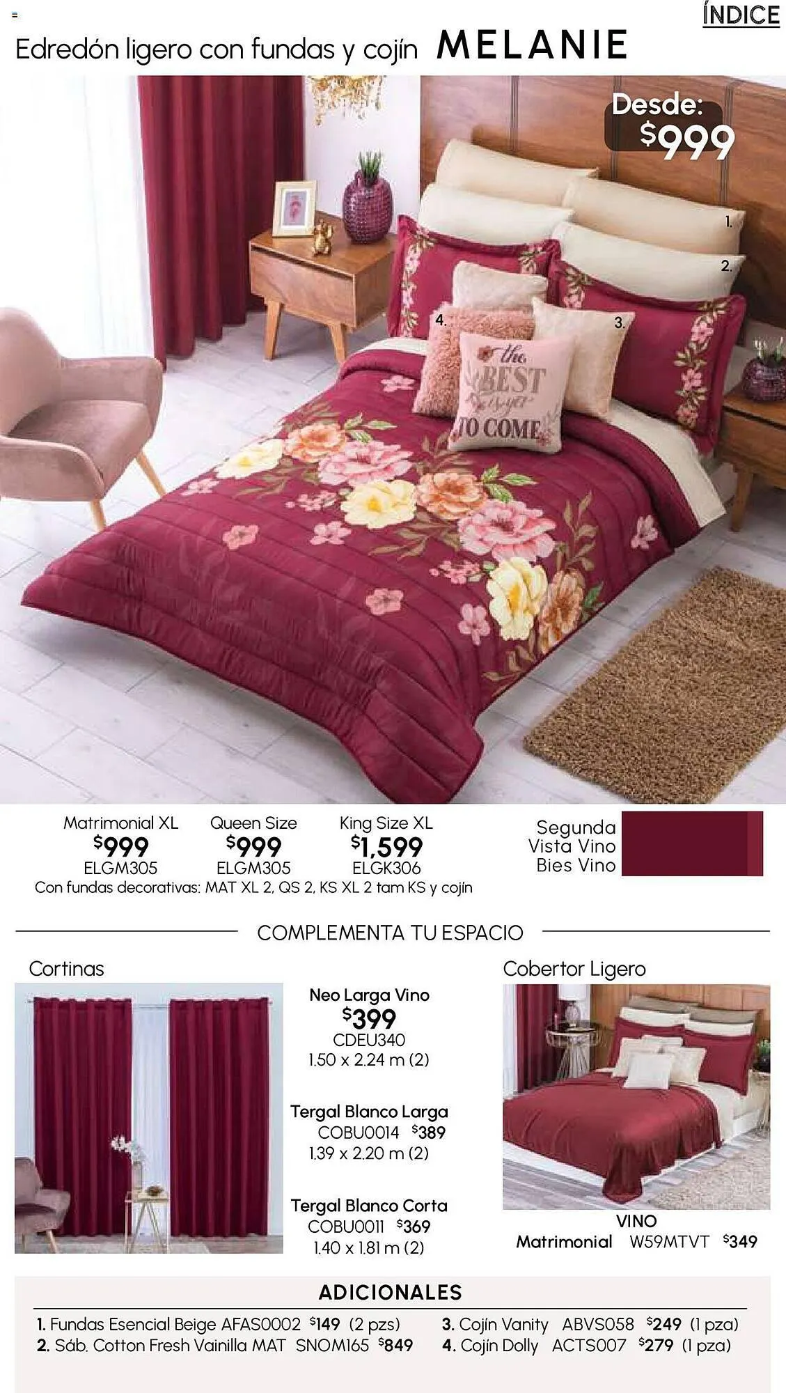 Catálogo de Catálogo Colchas Concord 13 de julio al 20 de julio 2023 - Pagina 50