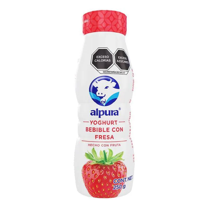 Alpura Yogurt Bebible Fresa 220 g