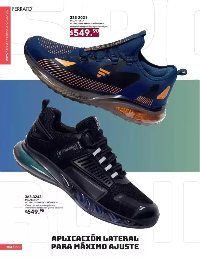 Catálogo de ANDREA | CALZADO CABALLERO 26 de enero al 24 de mayo 2025 - Pagina 104