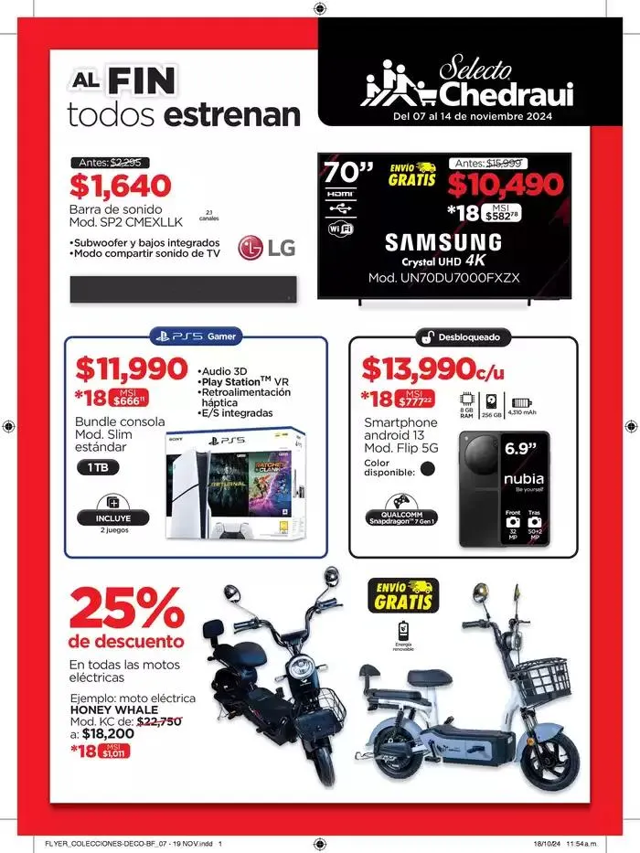 Catálogo de Al fin todos estrenan 8 de noviembre al 14 de noviembre 2024 - Pagina 1