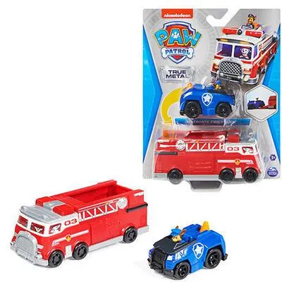 TRUE METAL CAMIÓN DE BOMBEROS