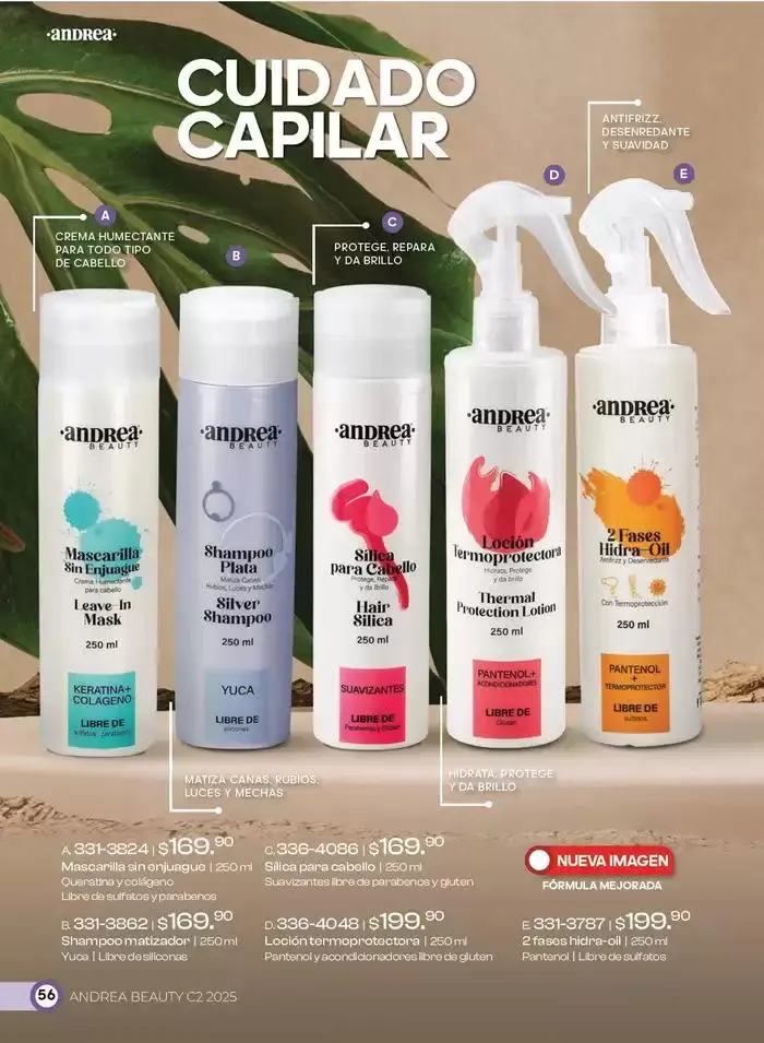 Catálogo de ANDREA | BELLEZA INTEGRAL DAMA 21 de marzo al 20 de abril 2025 - Pagina 56