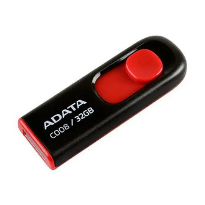 USB2 32GB ADATA AC008-32G-RKD RET. NEG/ROJ