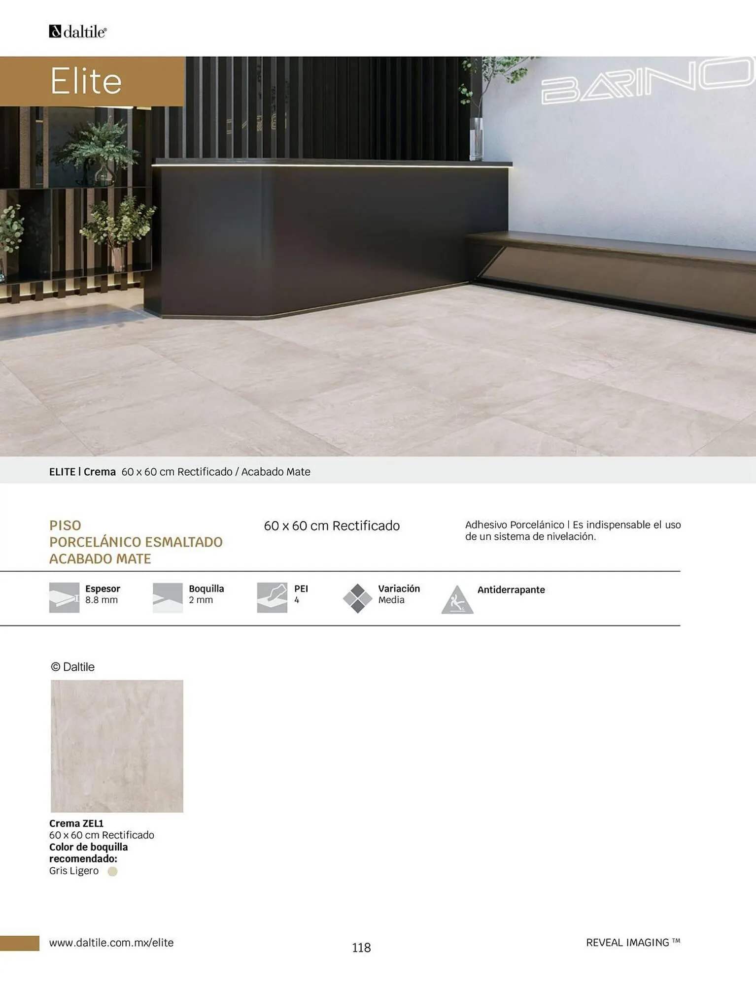 Catálogo de Catálogo Daltile 1 de enero al 31 de diciembre 2024 - Pagina 118