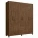 Closet Lima Nogal 6 puertas 2 cajones