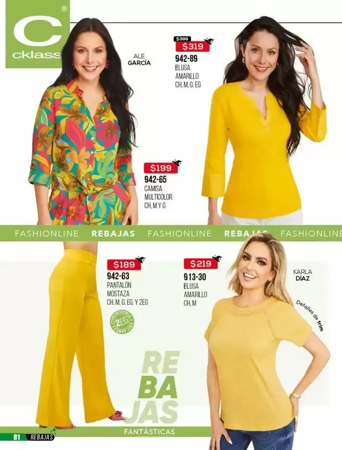 Catálogo de Cklass - Rebajas Fantasticas Ropa 4 de noviembre al 30 de noviembre 2024 - Pagina 282
