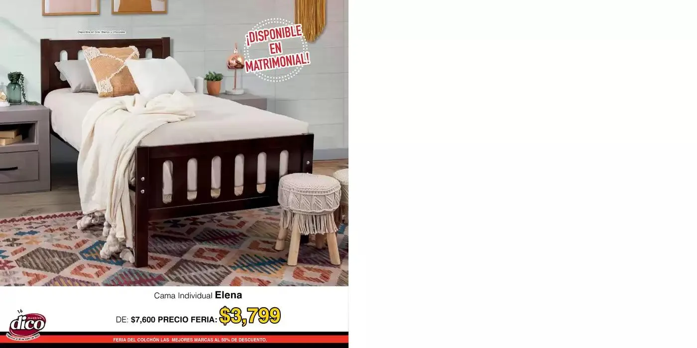 Catálogo de Muebles Dico Feria Del Colchon Centro 2025 10 de abril al 30 de abril 2025 - Pagina 16