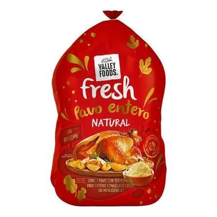 Pavo Entero Natural Valley Foods Fresh (5-7 kg) Precio por Kilo