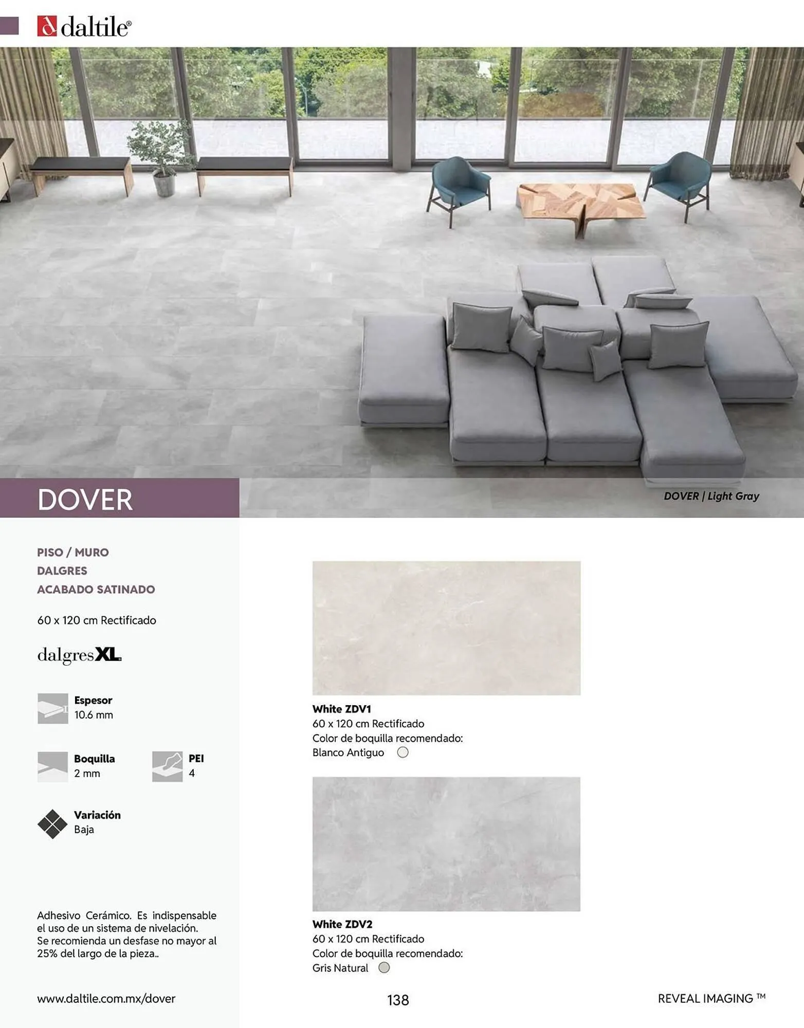 Catálogo de Catálogo Daltile 13 de enero al 31 de diciembre 2026 - Pagina 138