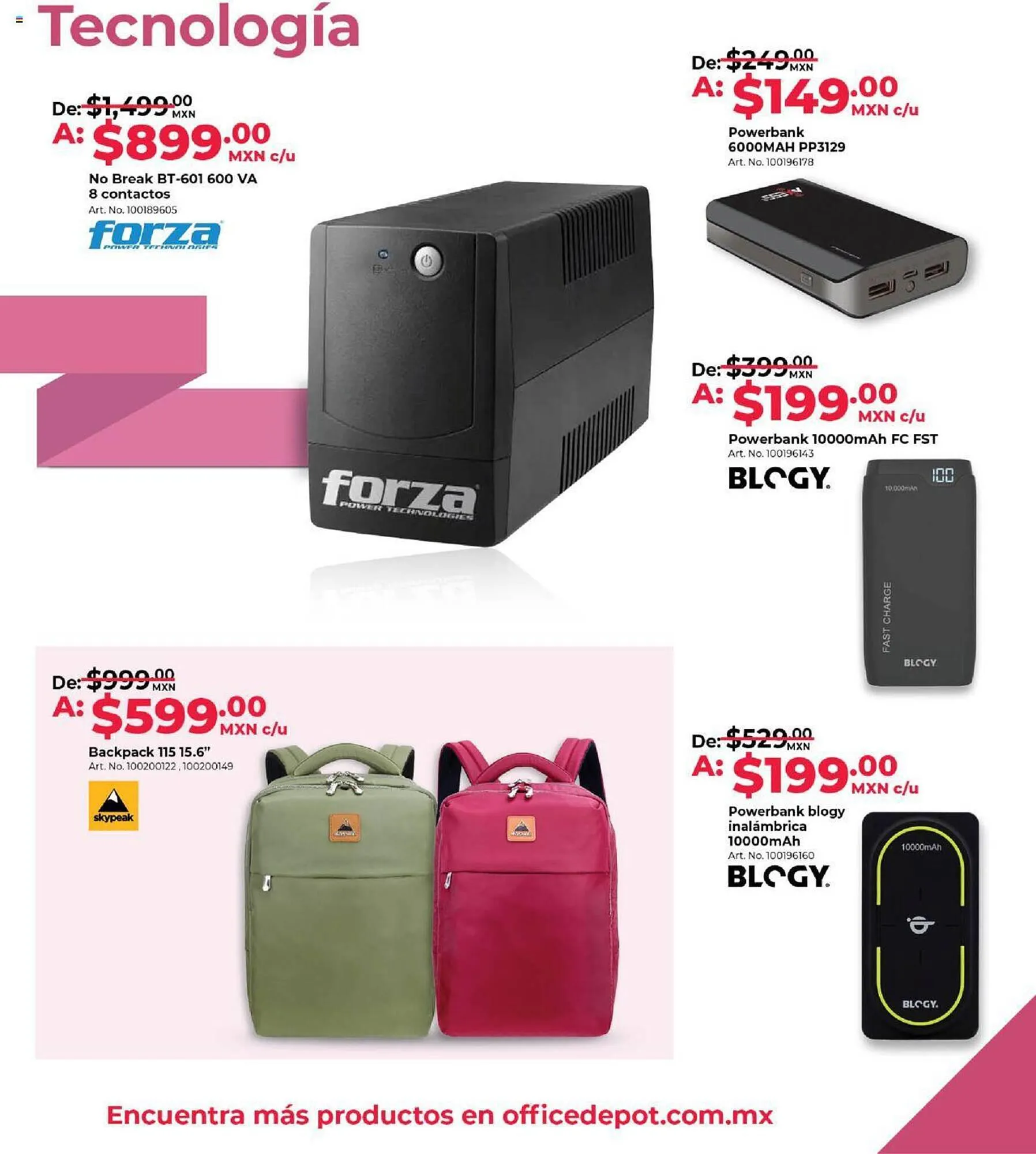 Catálogo de Catálogo Office Depot 1 de abril al 30 de abril 2024 - Pagina 7