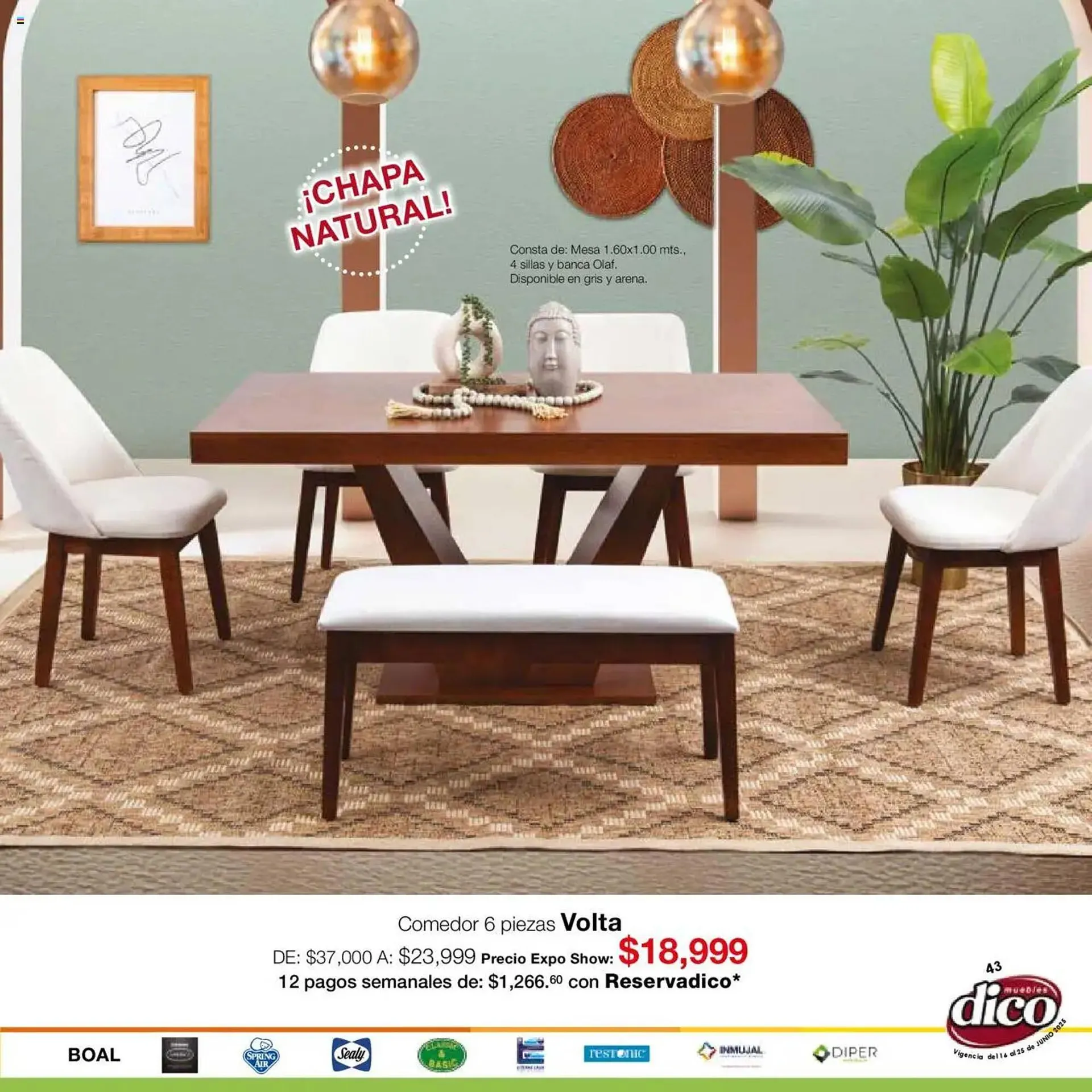 Catálogo de Catálogo Muebles Dico 12 de junio al 25 de junio 2025 - Pagina 41