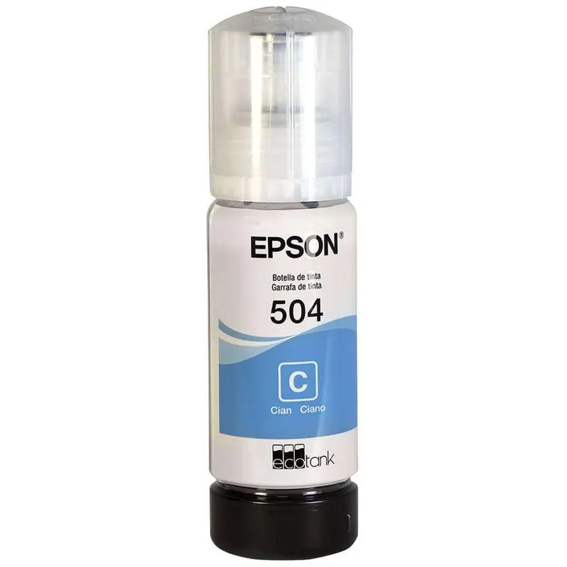 Tinta T504 Cyan Epson Compatible con L4150 / L4160