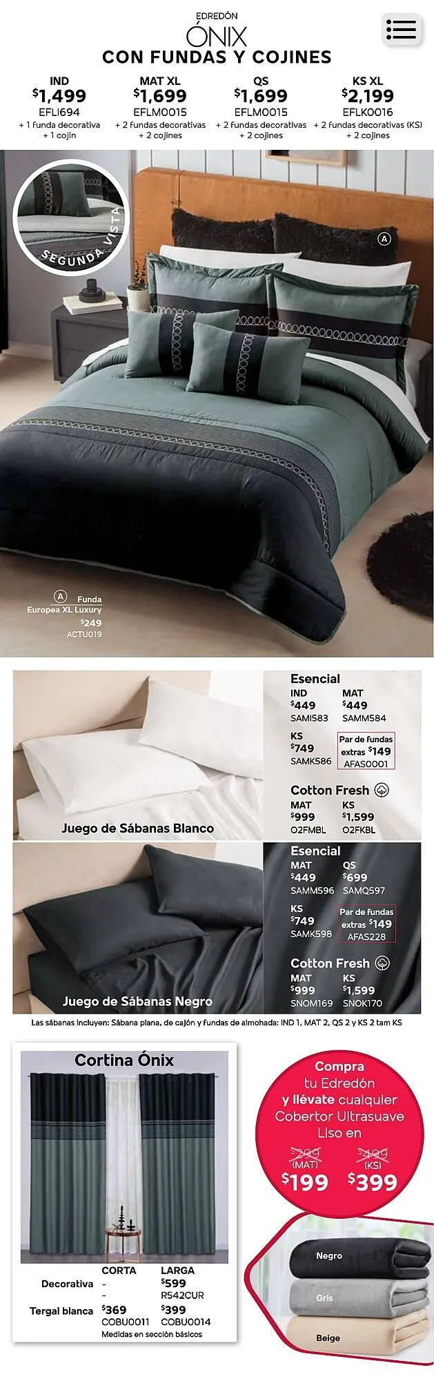 Catálogo de Catálogo Colchas Concord 26 de agosto al 31 de diciembre 2024 - Pagina 11