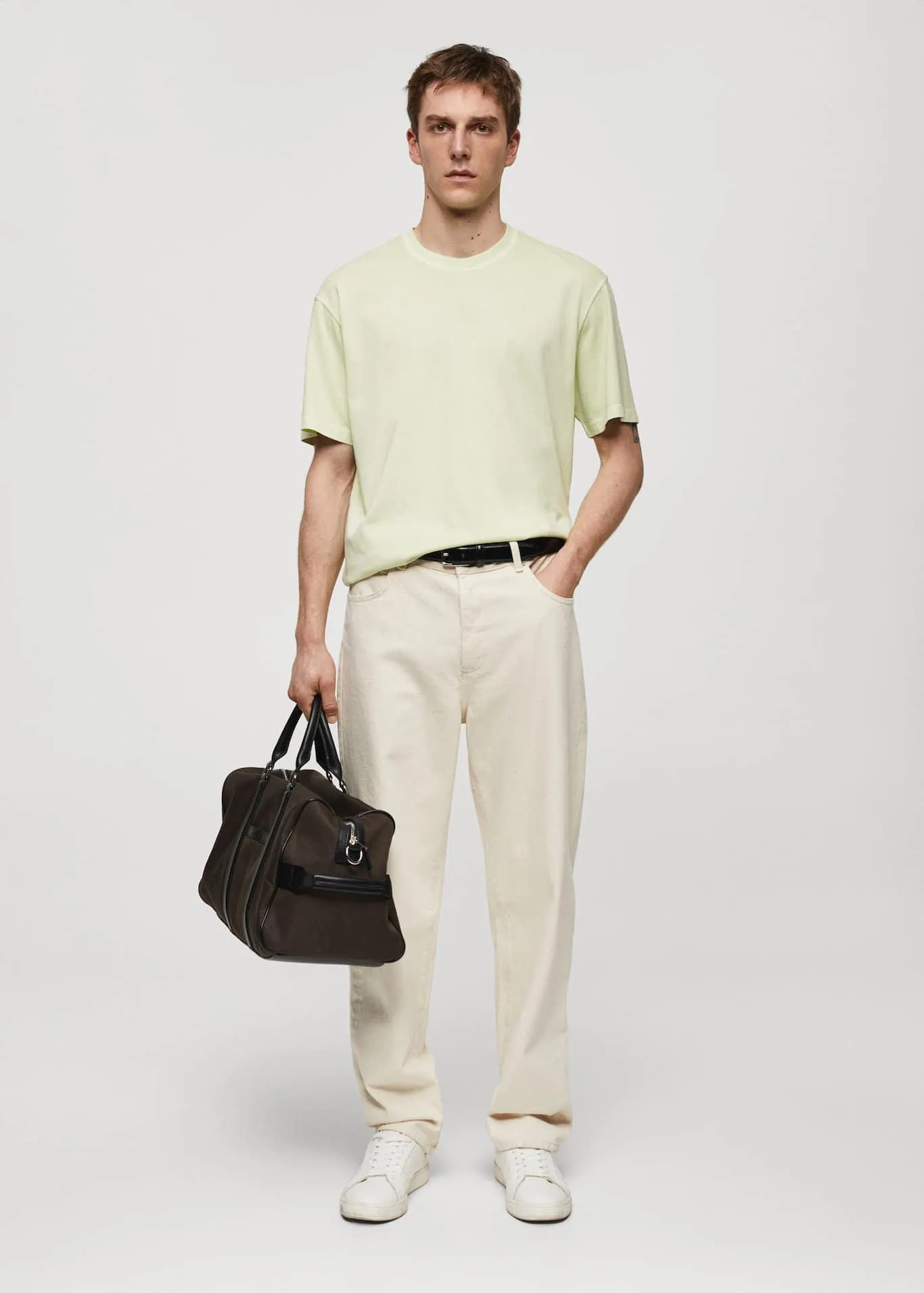 Camiseta 100% algodón relaxed fit