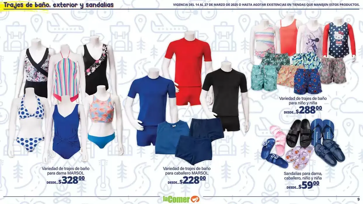 Catálogo de Vacaciones La Comer 14 de marzo al 27 de marzo 2025 - Pagina 9