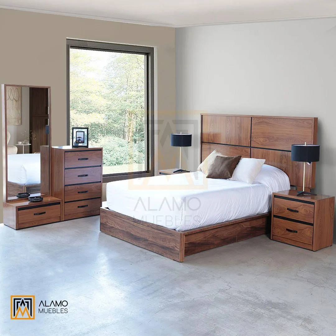 Recámara Contempo 6 piezas King