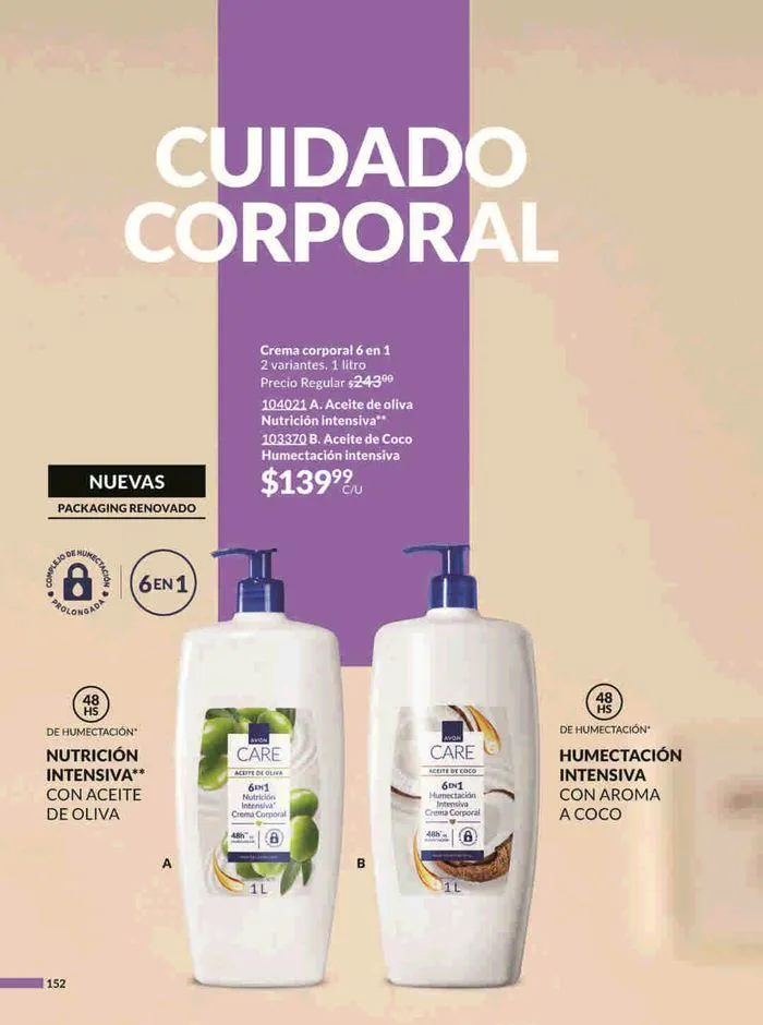 Catálogo de Avon COSMÉTICOS C15 14 de agosto al 18 de septiembre 2024 - Pagina 152