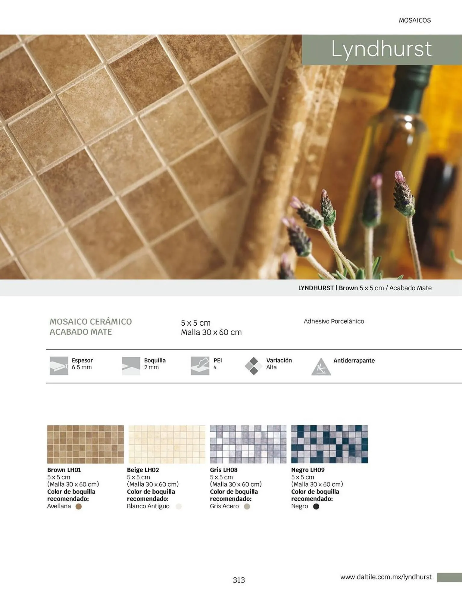 Catálogo de Catálogo Daltile 1 de enero al 31 de diciembre 2024 - Pagina 313
