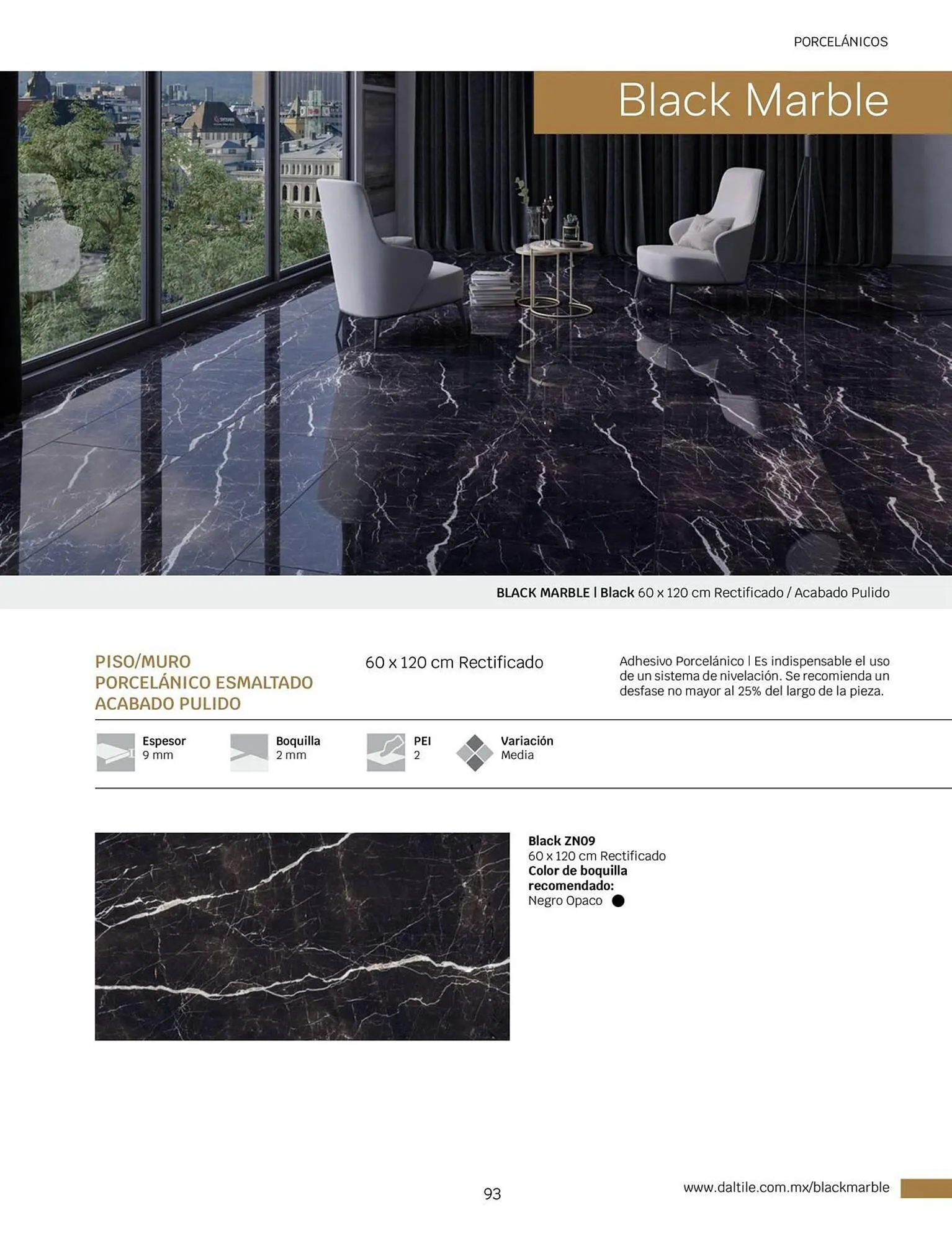 Catálogo de Catálogo Daltile 1 de enero al 31 de diciembre 2024 - Pagina 93
