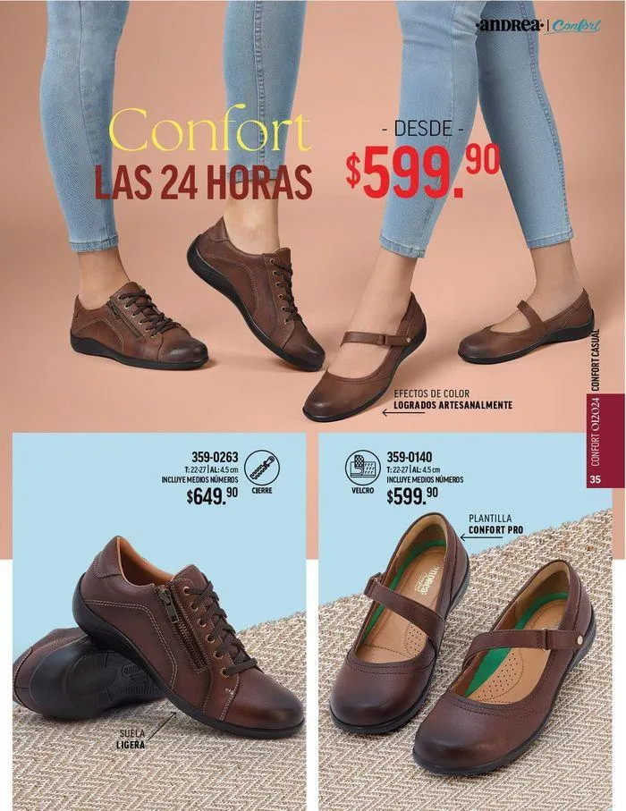 Catálogo de ANDREA - CALZADO CONFORT 26 de agosto al 25 de enero 2025 - Pagina 31