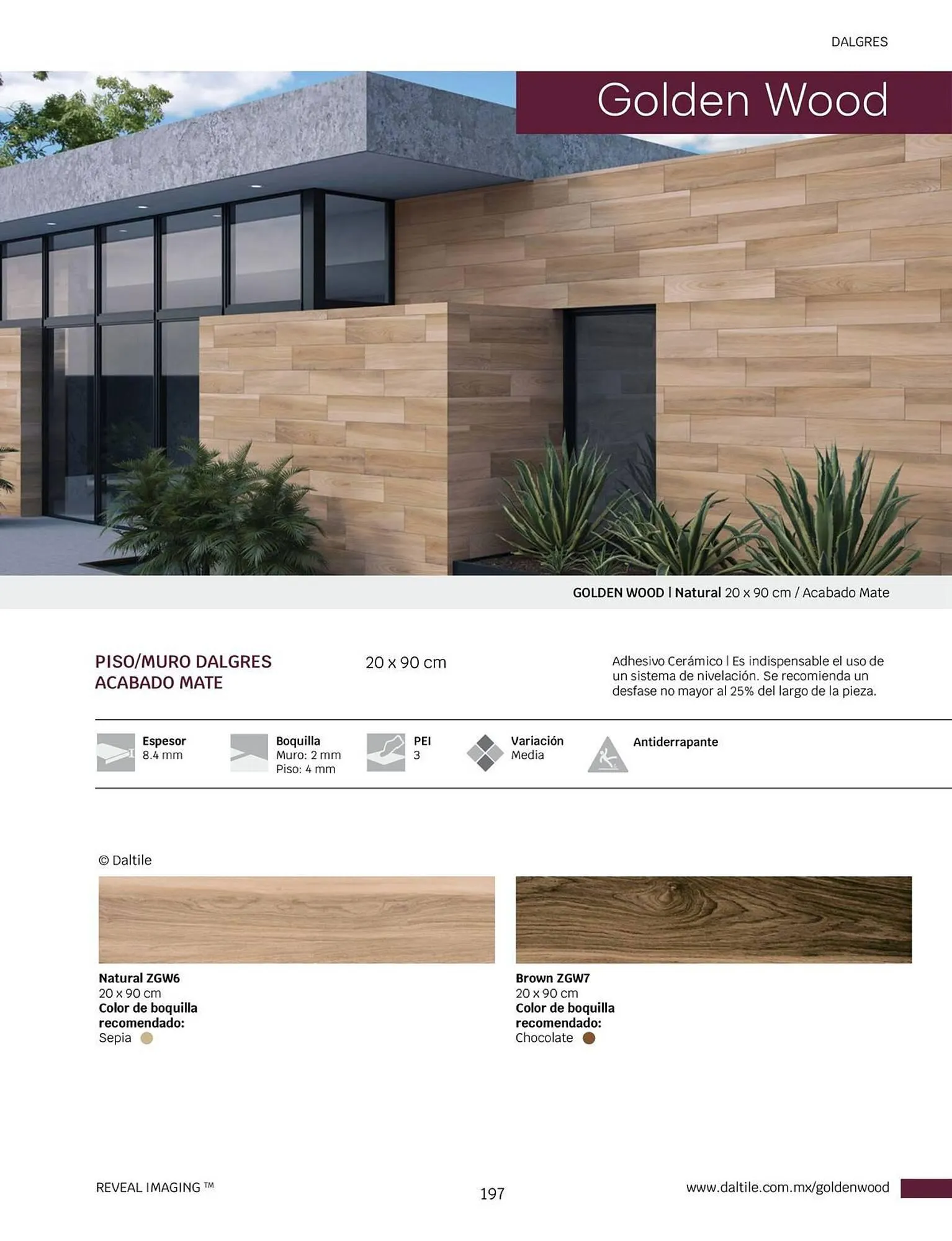 Catálogo de Catálogo Daltile 1 de enero al 31 de diciembre 2024 - Pagina 197