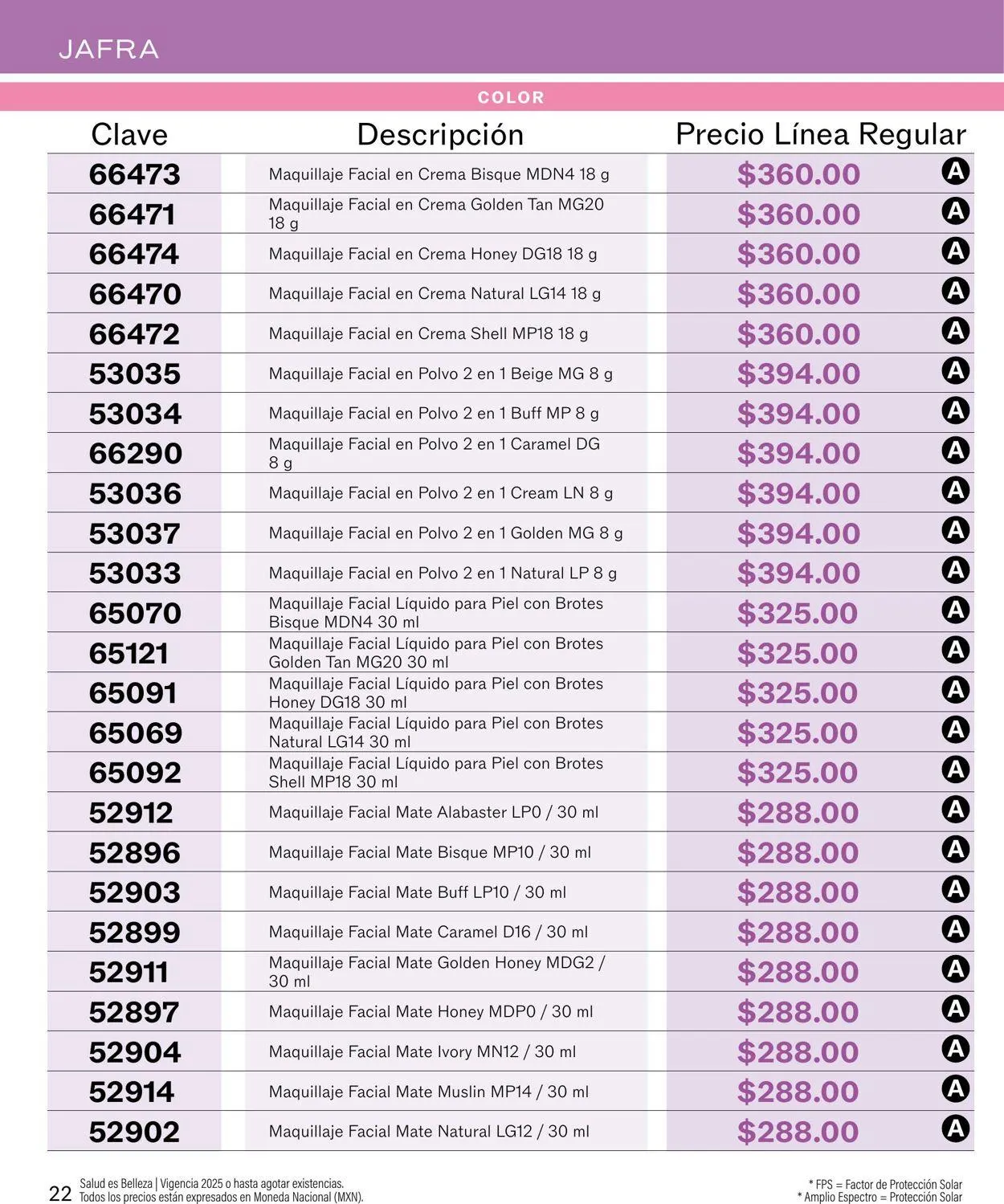 Catálogo de Jafra Oferta actual 12 de marzo al 26 de marzo 2025 - Pagina 22