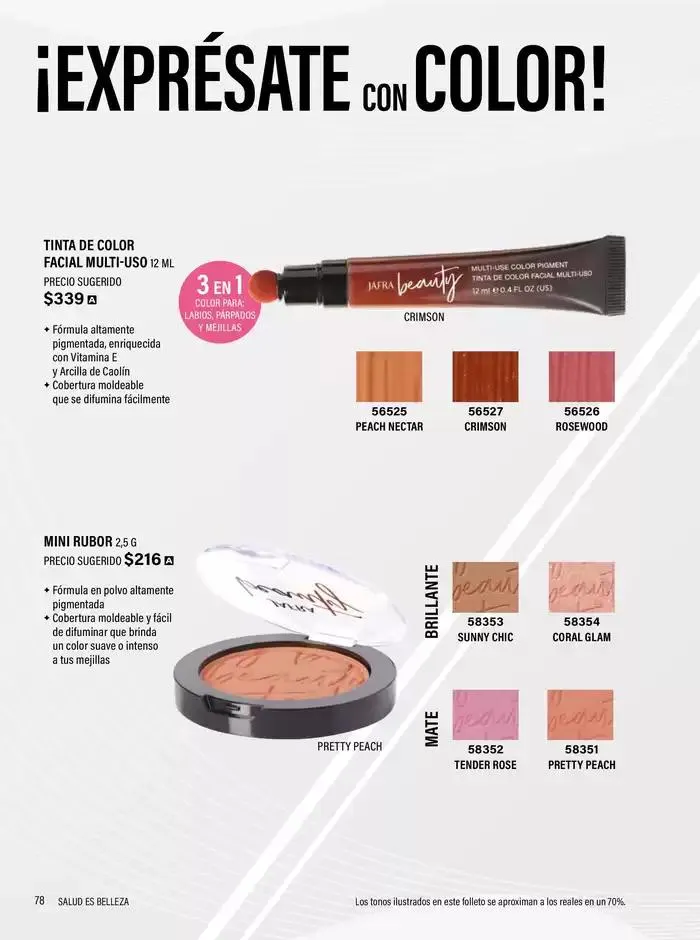 Catálogo de Ofertas Jafra 2 de mayo al 31 de mayo 2025 - Pagina 78