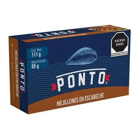Marisco Mejillon Ponto 111 Gramo Lata