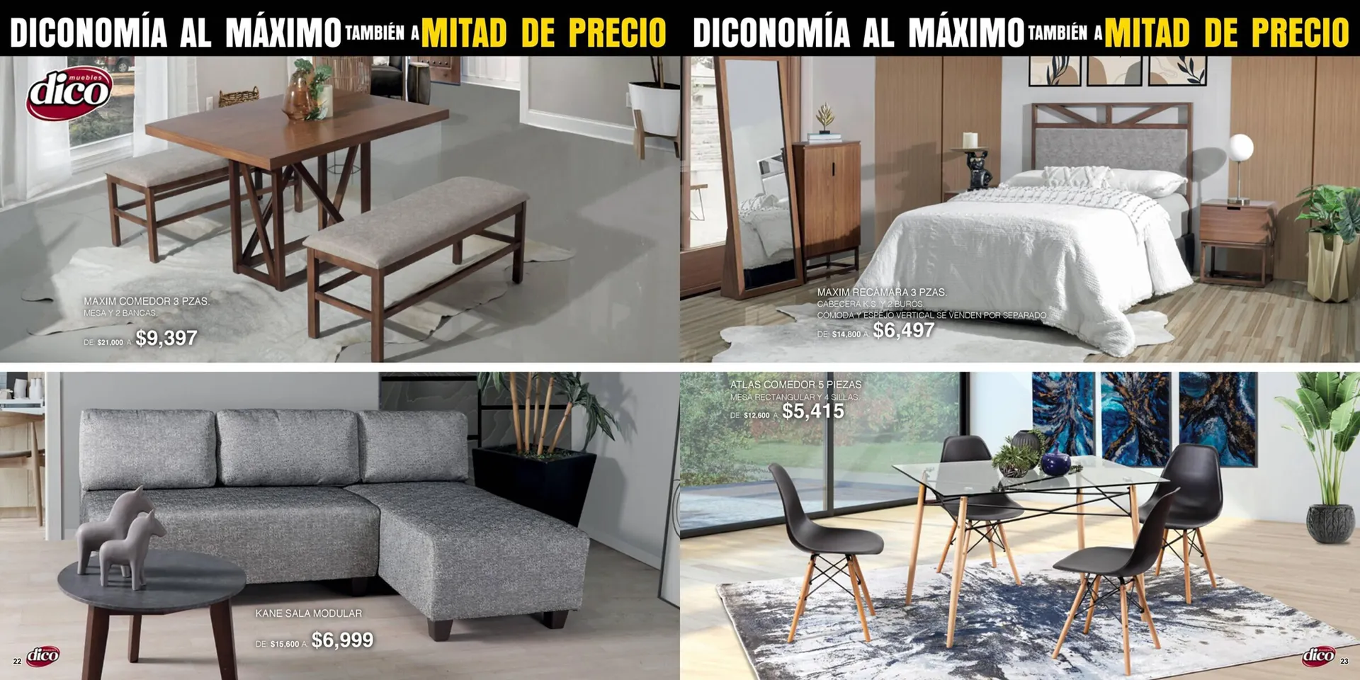 Catálogo de Catálogo Muebles Dico 10 de agosto al 13 de agosto 2023 - Pagina 12