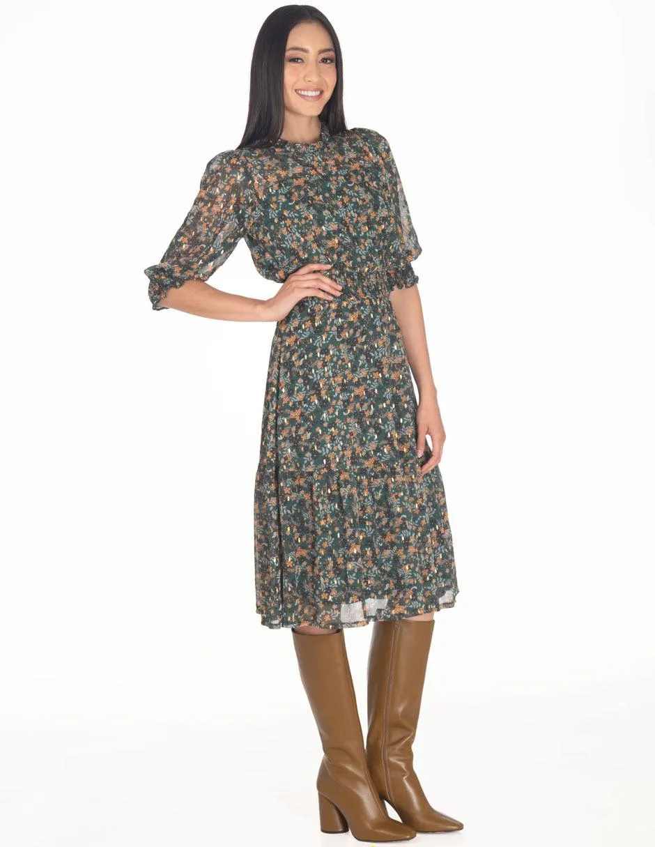 Vestido midi casual Sarah Bustani para mujer