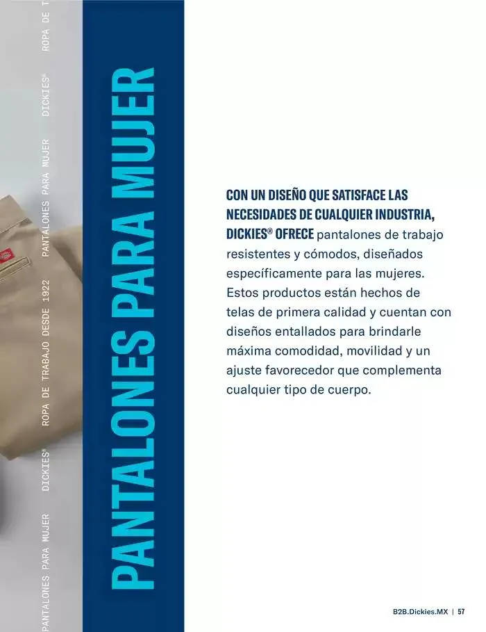 Catálogo de B2B Dickies Catalog 23 de octubre al 30 de abril 2025 - Pagina 57