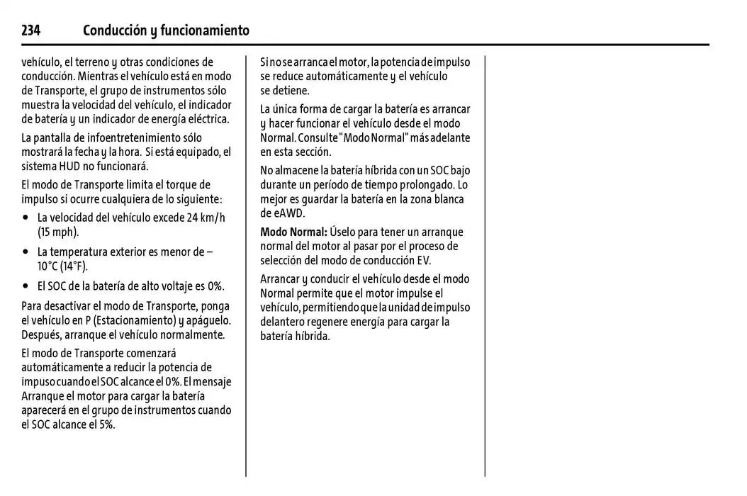 Catálogo de Chevrolet Corvette Stingray Manual del propietario 22 de enero al 31 de diciembre 2025 - Pagina 235
