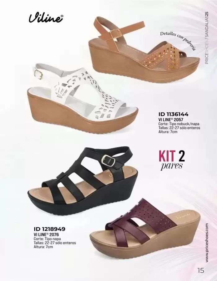Catálogo de SANDALIAS | KITS | 2025 | 1E 1 de enero al 31 de diciembre 2025 - Pagina 15