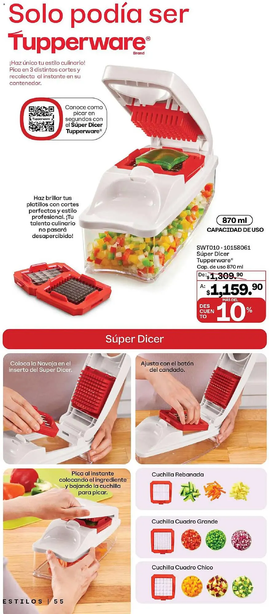 Catálogo de Catálogo Tupperware 26 de enero al 23 de febrero 2026 - Pagina 55