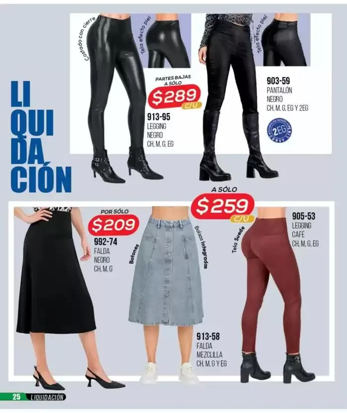 Catálogo de Catálogo Cklass Liquidación Ropa 2025 México 31 de marzo al 31 de agosto 2025 - Pagina 26