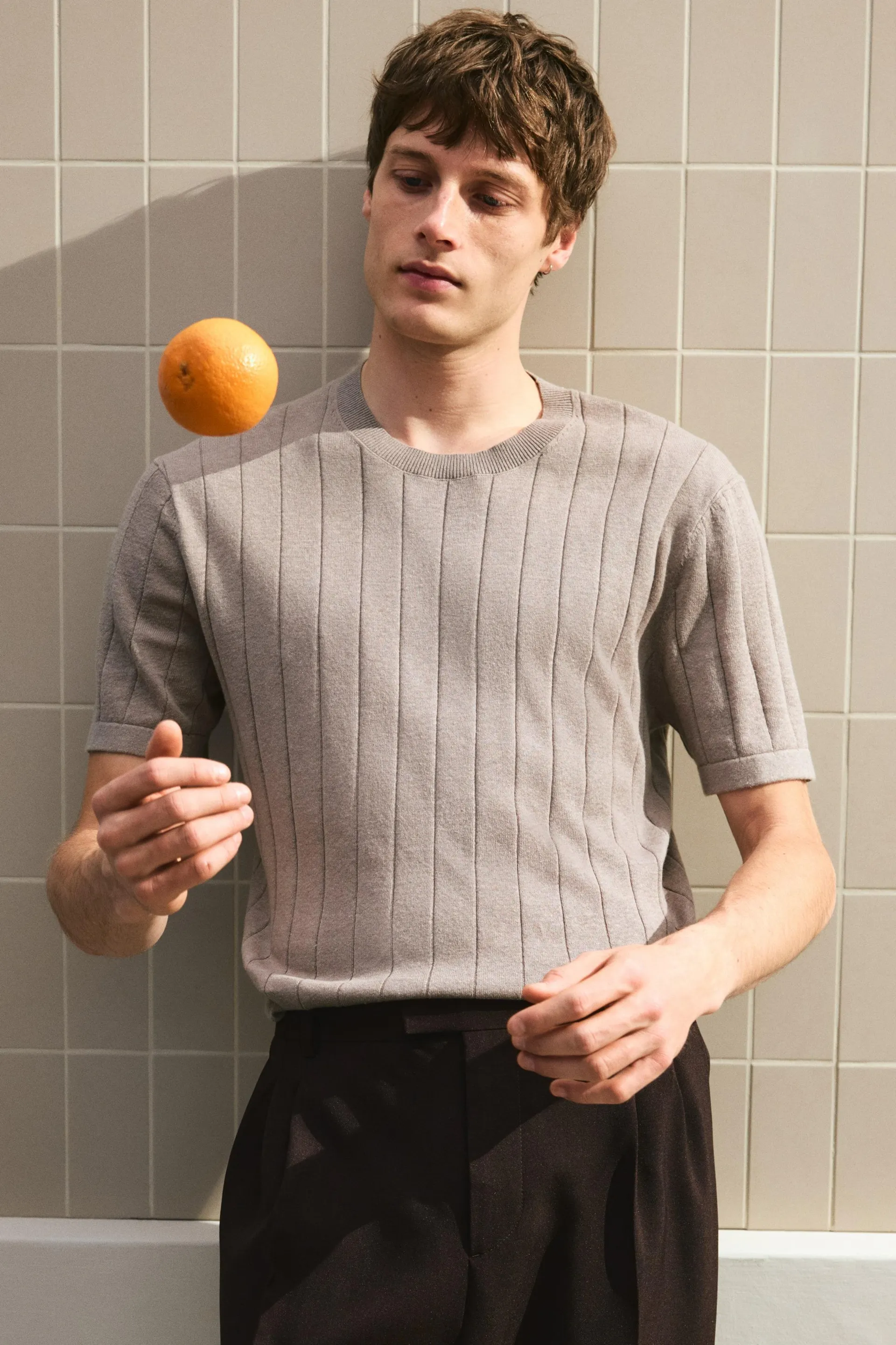 Playera tejida Regular Fit